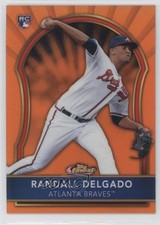 2011 Topps Finest Orange Refractor 41/99 Randall Delgado #62 0m9