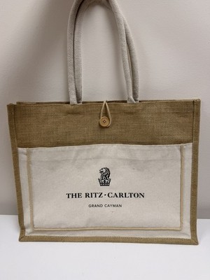 The Ritz-Carlton Grand Cayman Tote Bag canvas beach bag luxury 