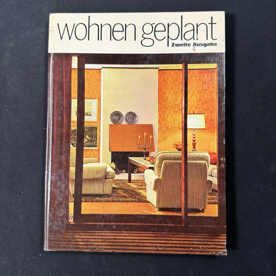 Wohnen geplant Inneneinrichtung Wohndesign 60er 70er BRD Buch Innenarchitektur - Bild 2 von 4