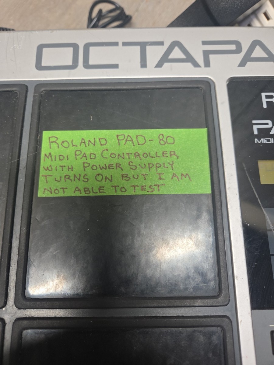 Roland Octapad II PAD 80 MIDI Pad Controller (Turns On Not Fully