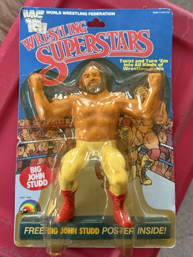 WWF Big John Studd LJN MOC 5 Back (1984) LJN 8 Inc...