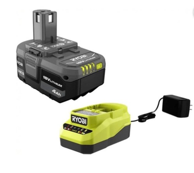 #ad #ad RYOBI 18V Battery amp; Charger NEW RYOBI 18V ONE 4.0Ah Starter Kit PCL104K1 $49.90
