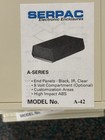 Serpac  A-42 Qty of 7 per Lot ENCLOSURE SERPAC ASeries Model A42; BLACK END PANE — photo 4