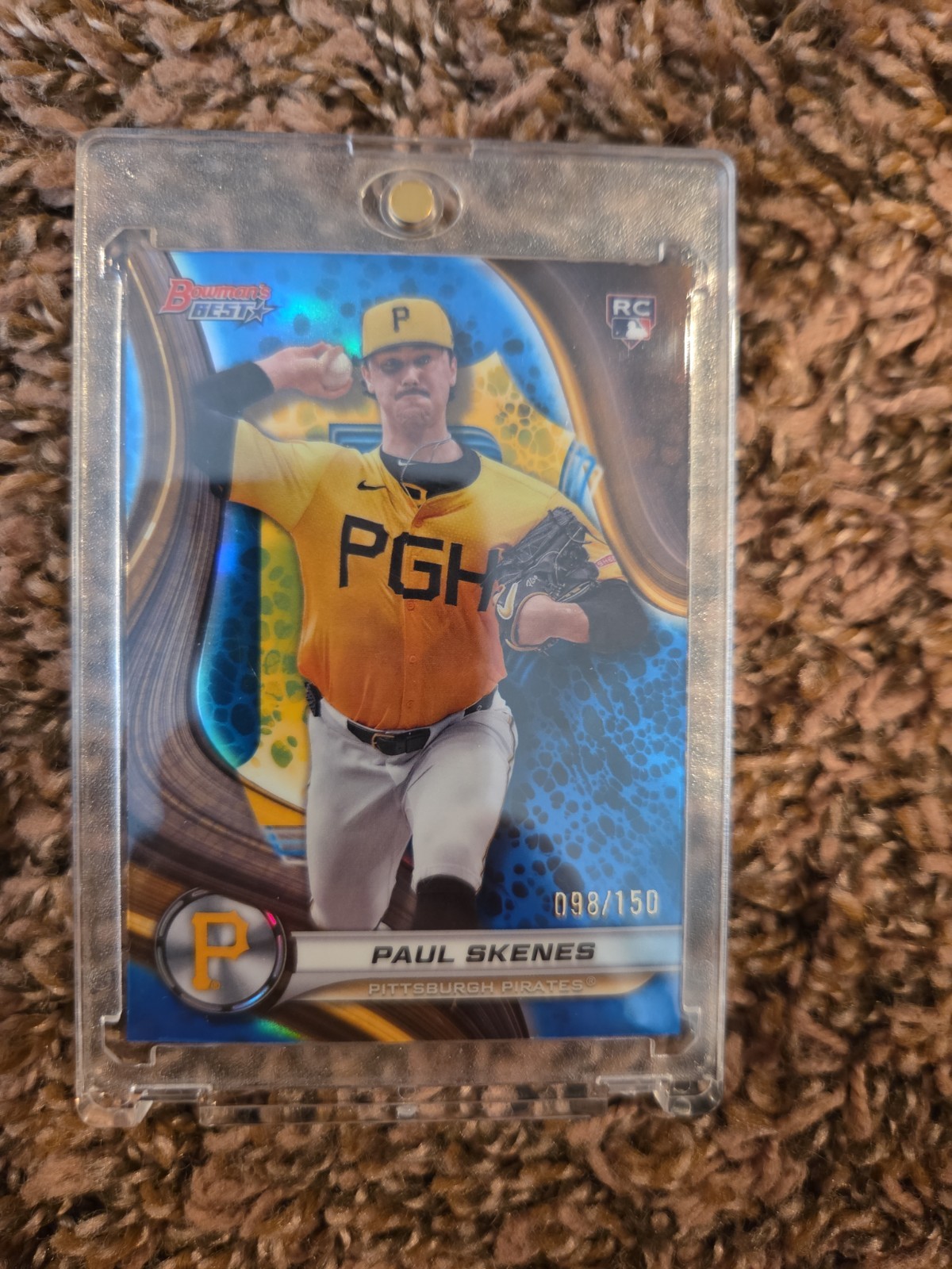 2024 Bowman's Best - Paul Skenes #53 Blue Refractor /150 (RC)