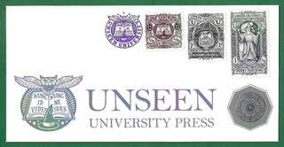 DISCWORLD UNSEEN UNIVERSITY PRESS COVER UU HOLOGRAM 2018 TERRY PRATCHETT.