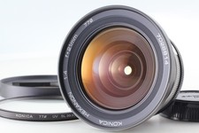 "Unused w/ Hood" Konica Hexanon 21mm F4 MF Wide Angle Lens AR Mount From JAPAN