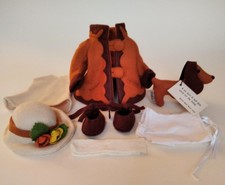 COLLEZIONE LENCI ABITO BAMBOLA MARISA PRIMI ANNI '70 REPLICA ABITO ANNI '20 RARO