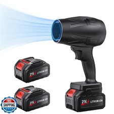 DOZAWA Cordless Leaf Blower 130000 RPM, Lightweight Handheld Turbo Blower wit