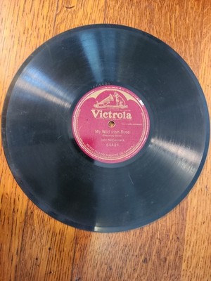 John McCormack 78rpm Single 10-inch Victrola Records #64426 My Wild Irish Rose 