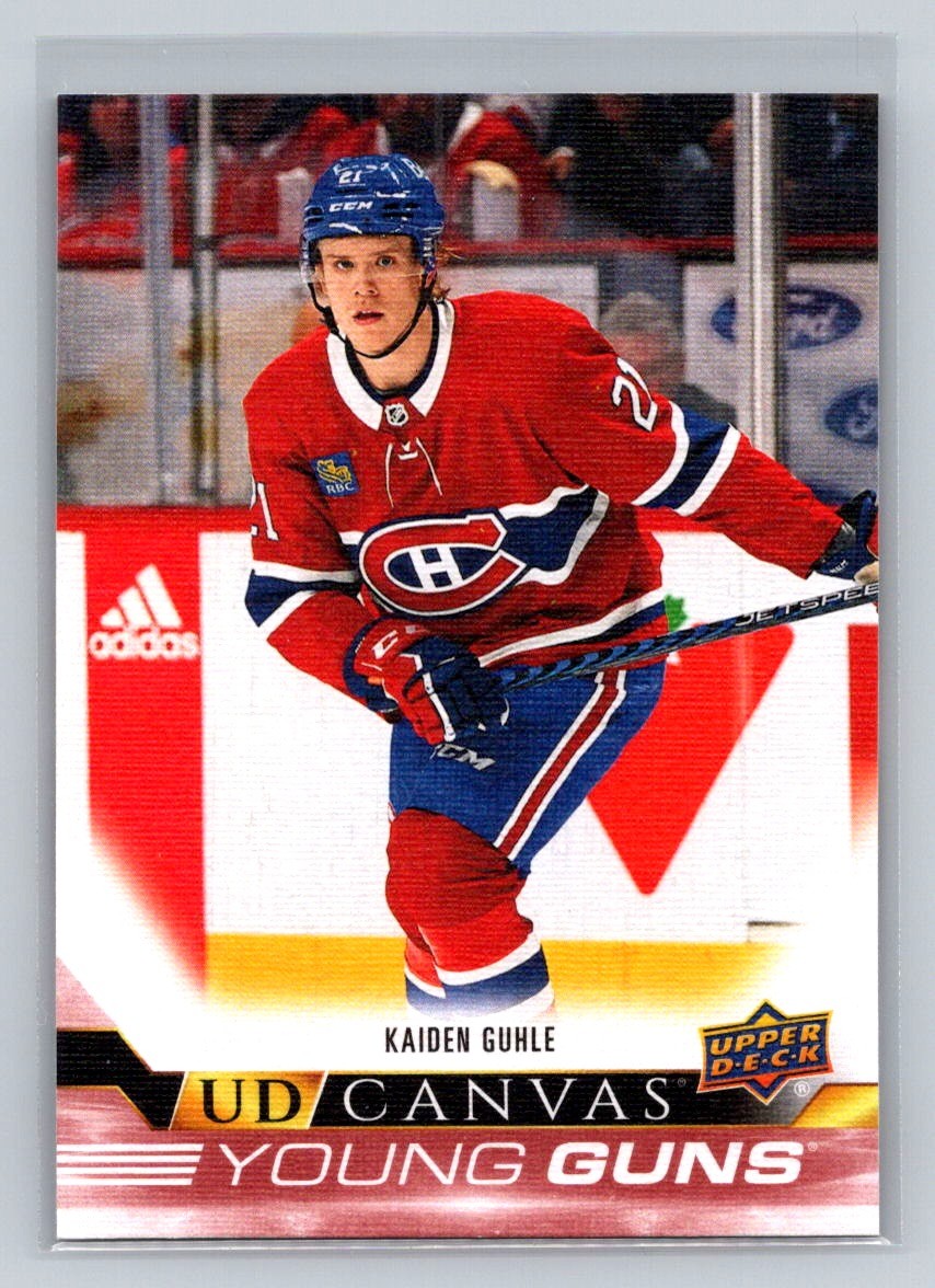 2022-23 Upper Deck #C232 Kaiden Guhle RC YG Canvas Montreal Canadiens