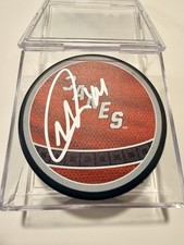 Nicolas Deslauriers Autograph Signed Carolina Hurricanes Reverse Retro Puck Case