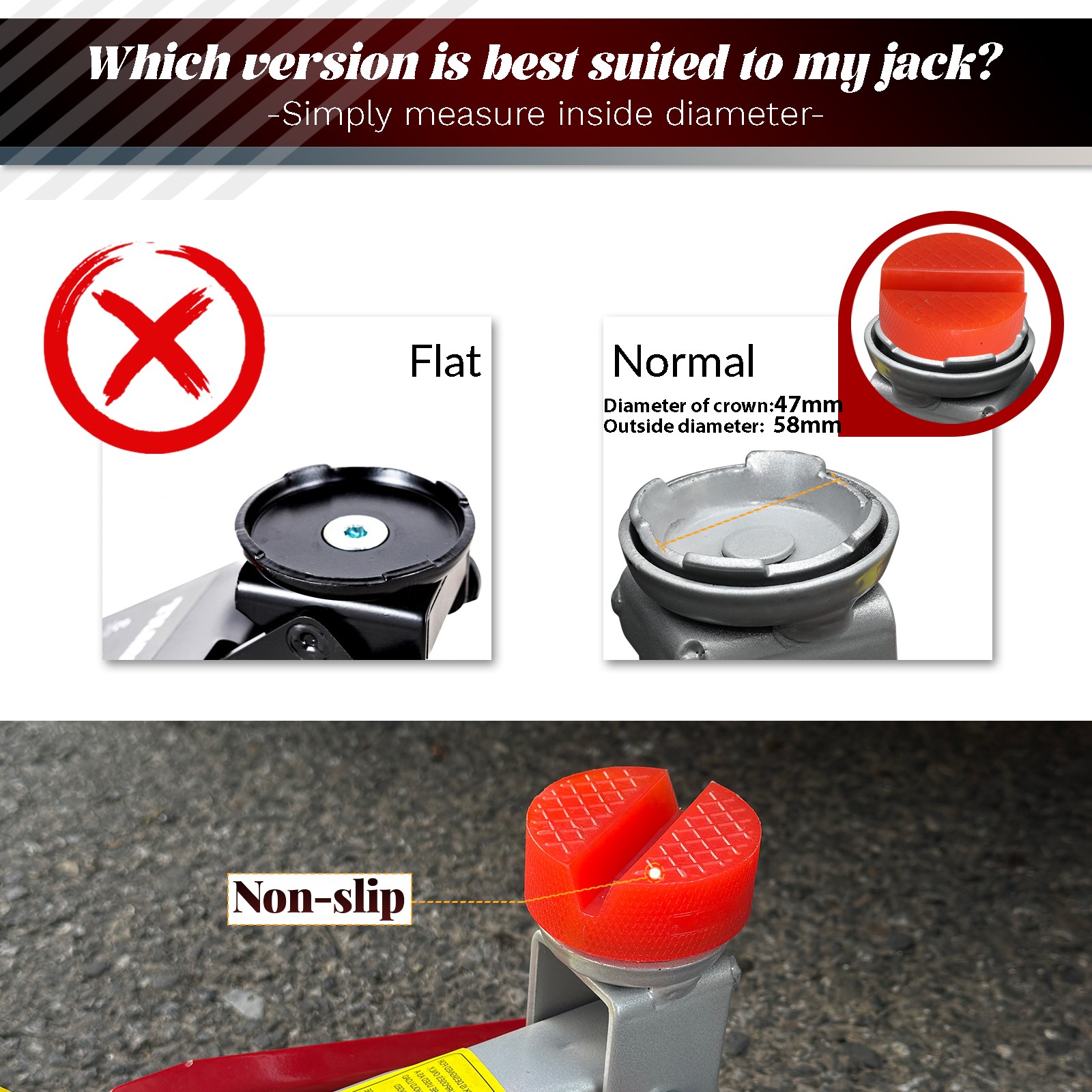 2X Jack Stand Polyethylene Pad For Jack Stands Floor Jacking Lift Universal