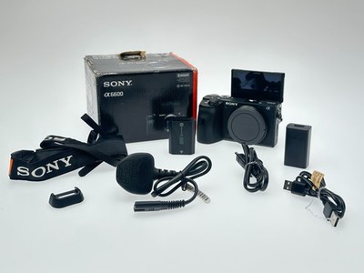 Sony Alpha 6600 ILCE-6600 Body Schwarz APS-C 4K E-Mount *3469 Auslösungen* MwSt.