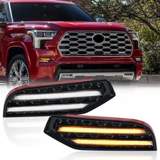 DRL LED Daytime running Light For 2023-2025 Toyota Sequoia with Sequential Turn