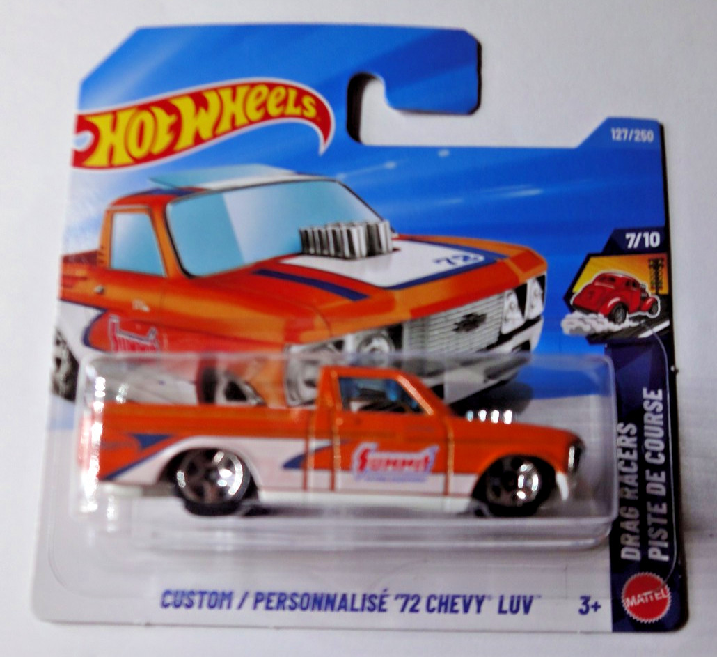 Hot Wheels '72 Chevy LUV Orange Pickup Truck Drag Racers 2026 JJJ80 1:64