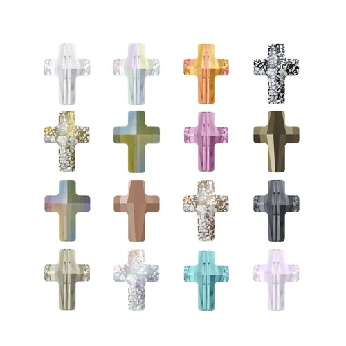 Swarovski Crystals 5378 Cross Beads - Beading, Jewelry Making