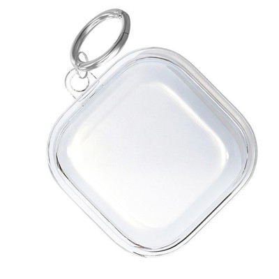 Compact Clear Case f��r Samsung Buds 4 und Buds 4 Pro mit Karabinerhaken