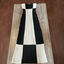 Vintage Jessica McClintock Gunne Sax Dress Black White Size 3 Pre-owned