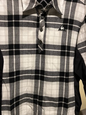 Le Coq Sportif Le Coq Golf Collection Shirt Long Sleeve Plaid Half