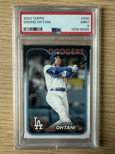 2024 Topps Shohei Ohtani #500 PSA 9 Mint Dodgers Base