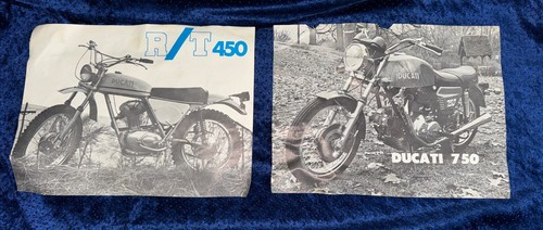 2 Vintage Ducati Motorcycle Advertisements