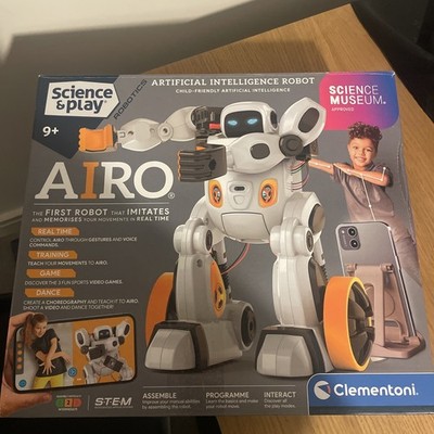 Clementoni Science Museum AiRo programmierbarer KI-Roboter Sprachgeste App-Steuerung