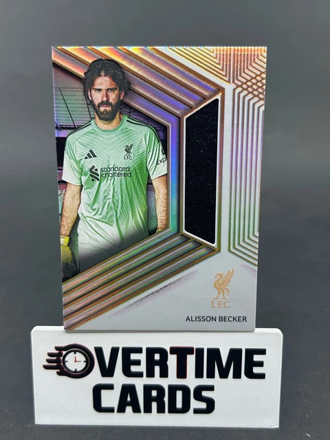 2025-26 Futera Platinum Liverpool FC Alisson Becker Jersey Card 18/20