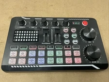 Live Sound Card And Audio Interface With DJ Mixer & Speech Converter Stream