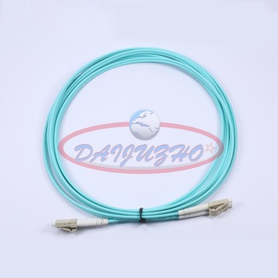 10PCS LC-LC UPC Multi-Mode OM3 Fiber Cable Duplex Fiber Optical Patch Cord 3M #i