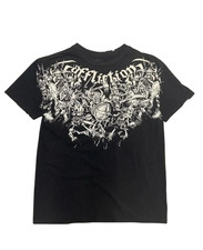 Y2k 2000s Vintage Medium Affliction Black T-s...