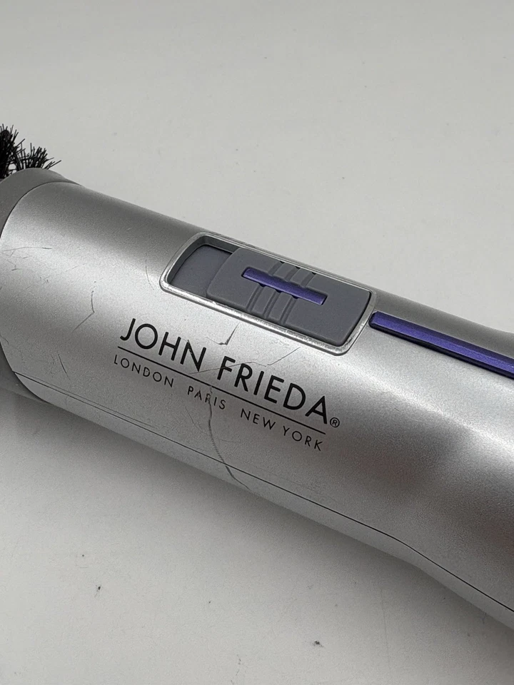 Cepillo de aire caliente iónico John Frieda Frizz Ease forma salón 1,5" JFHA5 probado funcionando Foto 3 de 4