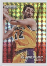2014-15 Panini Prizm Yellow & Red Mosaic Prizm Vlade Divac #200 HOF 0c2