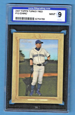 2007 Topps Turkey Red Ad Back Ichiro Suzuki Mariners #15 ISA 9#52754789 HOF 2025