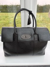 Mulberry Limited Edition Black Bayswater Handbag Crystal  Black Opening