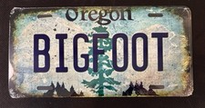 NEWBIGFOOTOREGON NOVELTY PLATE 🔥MADE in USA 100% US ALUMINUM