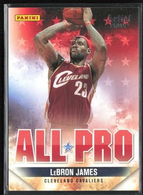 LeBron James 2009-10 Panini All-Pro Team Artists Proof /199 #1 Cleveland