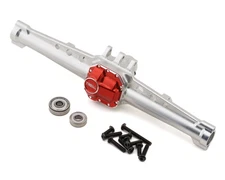 Treal Hobby Axial SCX10 II CNC-Machined Aluminum Rear Axle Housing (Silver)