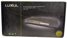 Luxul AMS-4424P, AV Series 26-Port Gigabit Stackable PoE L2/L3 Managed Switch