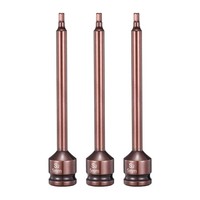 "3-Teilig 1/2\" Antriebs-Hex-Bit-Steck FüR S2 Stahl 5Mm 6\" LäNge Sechskant-Steck"