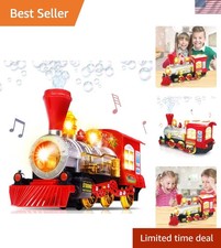 Delightful Bubble Blower Train with Lights - Perfect Christmas Gift for Toddlers