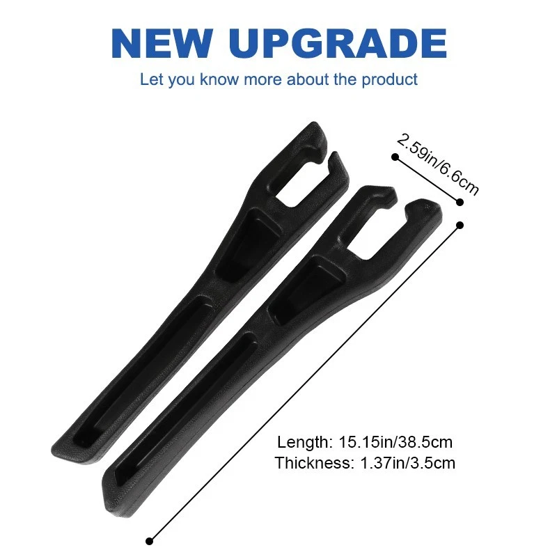 Organizador de ajuste de relleno de huecos para asiento de auto 2 piezas para evitar que las cosas se caigan universal Foto 2 de 4
