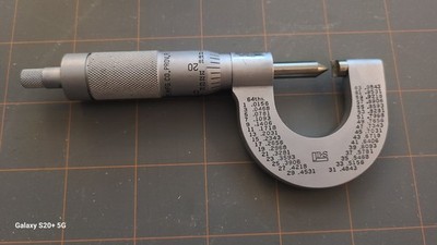 BROWN & SHARPE NO. 19 SCREW THREAD MICROMETER