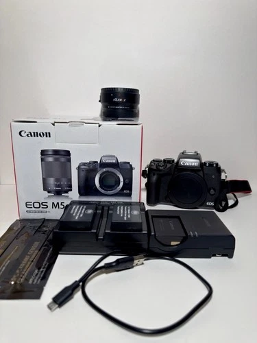 Canon Mirrorless Camera, Eos M5 with Viltrox EF To EF-m
