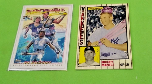 2021 TOPPS PROJECT 70 PRE PRODUCTION PROOF  BACK CARD STOCK BO JACKSON