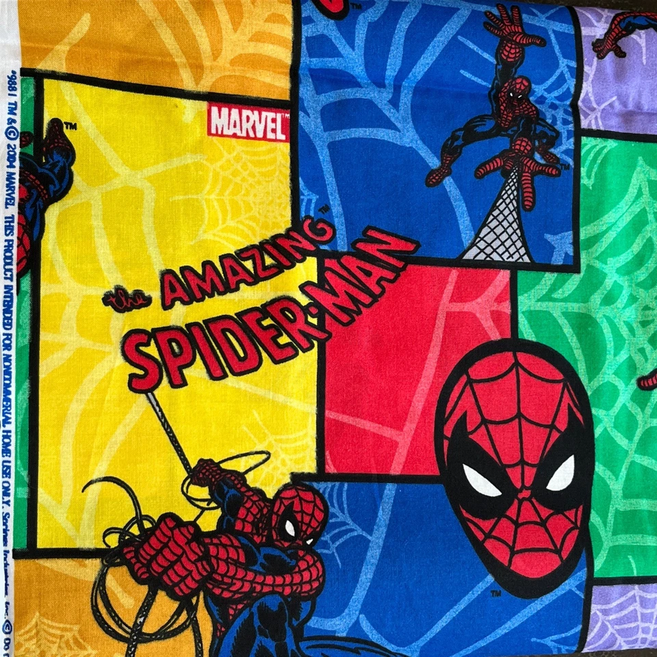 Marvel Spider-Man 2004 Springs Ind tela cómic estilo #9881 44” X 46” 🕸️ Foto 2 de 4