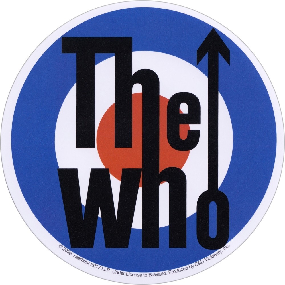 The Who Mod Target Logo RAF Roundel 4x4 Die Cut Sticker #10338