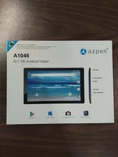 Azpen 10 inch Android 8.1 Tablet Quad Core 8GB Storage Dual Cameras Bluetooth