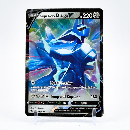 Origin Forme Dialga V - 113/189 Astral Radiance Ultra Rare Pokemon - NM ...