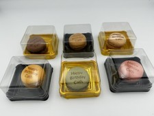 PERSONALISED macaroons, Birthdays, Gift, Wedding Favours, Present Idea.  X6