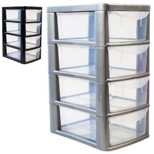 Mini 4 Drawer Modular Storage Tower